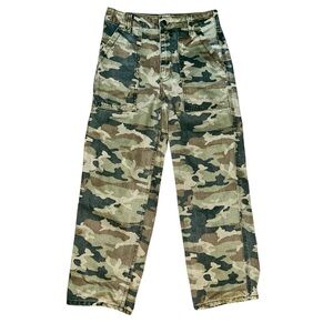 Free People Camouflage Cargo Pants Size 25